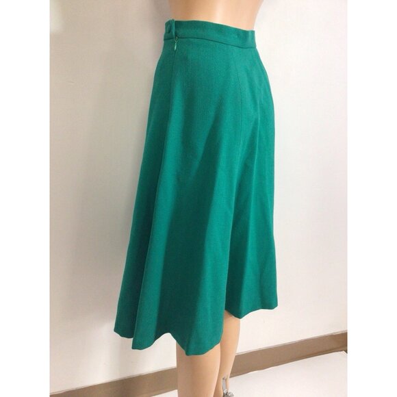 Daniel Niveau Wool Skirt Suit 2 Piece Designer 90’s Shoulder Pads Womens 6 - Picture 4 of 9